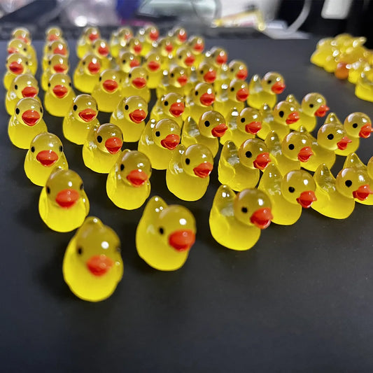 50Pcs Mini Yellow Ducks